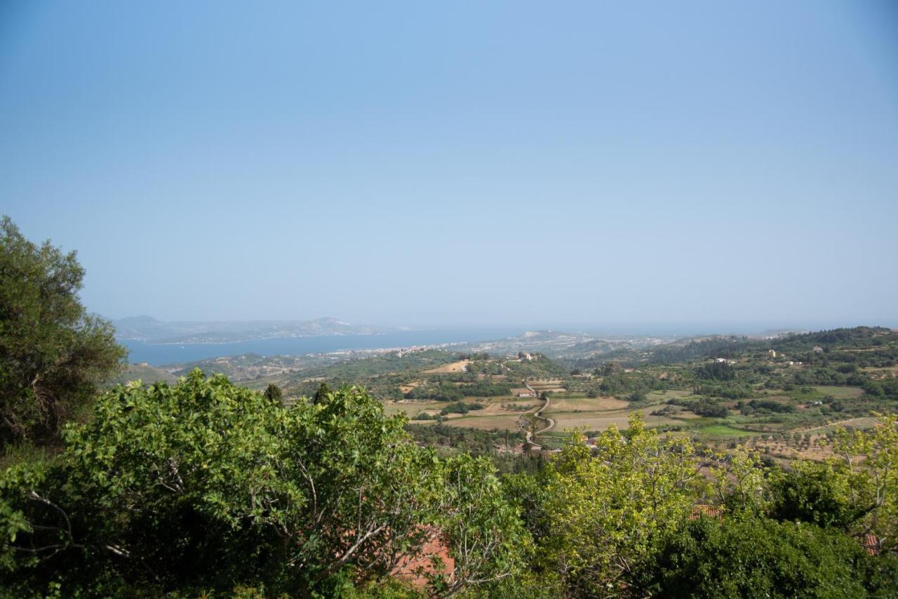 Pensjonat Rena'S Panorama View House Vóvikes Zewnętrze zdjęcie