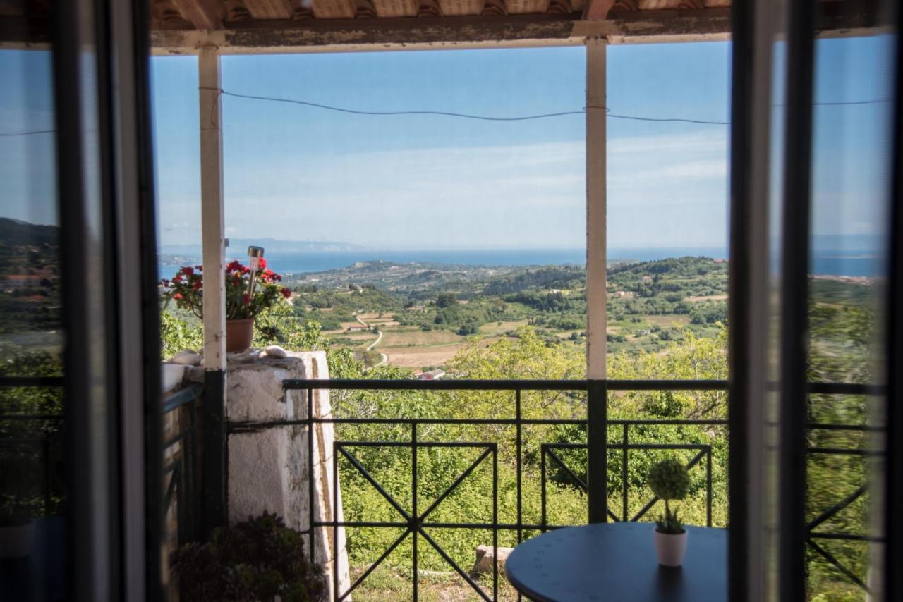 Pensjonat Rena'S Panorama View House Vóvikes Zewnętrze zdjęcie